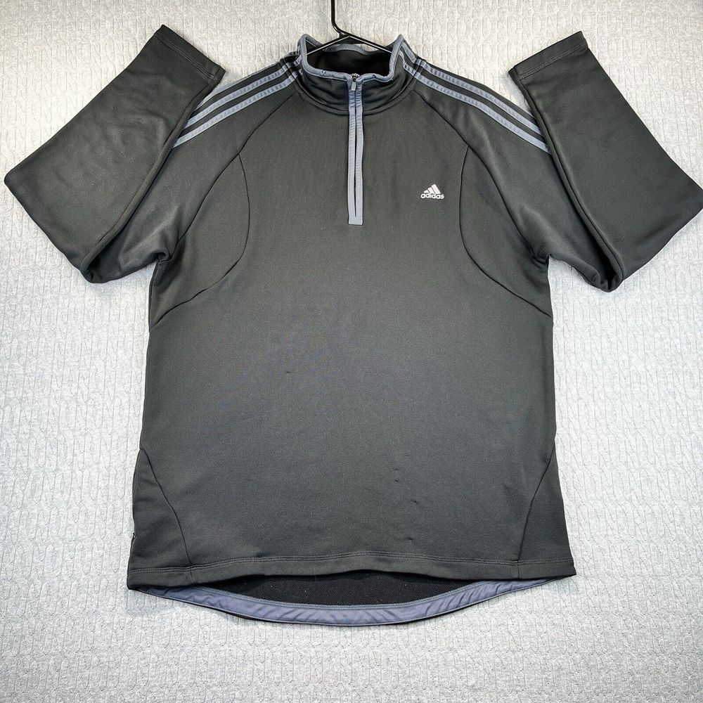 Adidas sweatshirt men's women's long sleeve 1/4 Zip Golf Sports Workout Gym